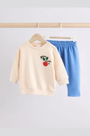 Next Baby 100% Cotton Sweatshirt and Joggers 2 Piece Set3 - 6 måneder (62 - 68cm)