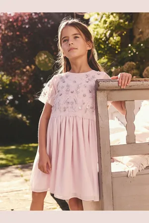 Next Sequin Embellished Mesh Dress (3-16yrs)4 år (104cm)