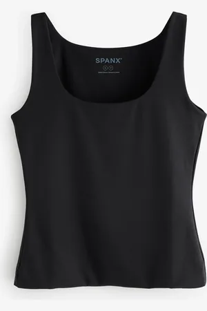 Spanx Smoothing Jersey Scoop Black Tankxsmall
