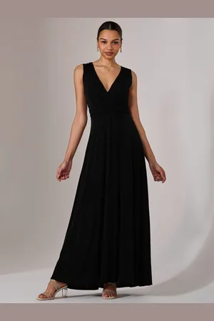 Jolie Moi Ella Wrap Bodice Jersey Maxi Dress40
