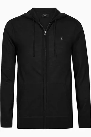 AllSaints Allsaints Mode Merino Zip HættetrøjeXS