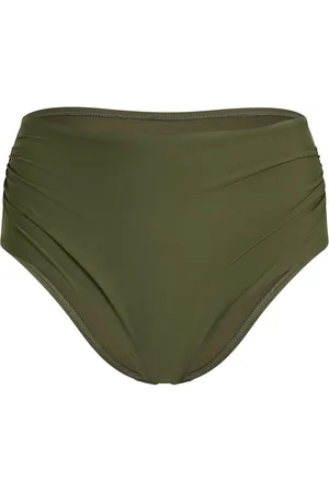 Hunkemöller Luna High-Waisted Shaping Cheeky Green Bikini BottomsX-Large