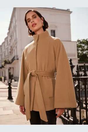 Love & Roses Med bælte Cape Coat48