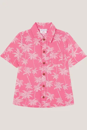 Monsoon Palm Tryk Kortærmet Skjorter9 - 10 år (134 - 140cm)