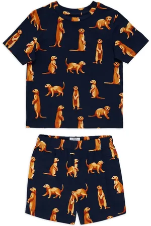 Chelsea Peers Kids Meerkat Print Short Pyjamas Set146152cm