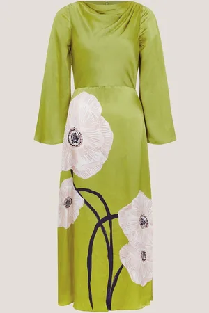 Monsoon Molly Floral Print Satin Dress42