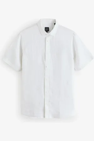 Armani Exchange Classic Hør SkjorterMiddel