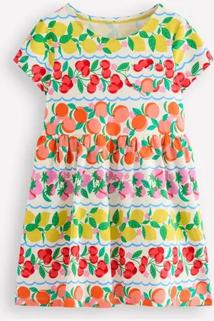 Boden 100% Cotton Heart Pocket Fun Jersey Dress116122cm