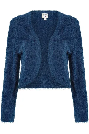 Yumi Eyelash Knit BoleroL