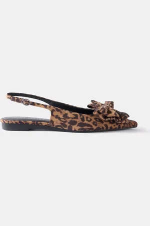 mint&berry Leopard Print Flat Shoeseu355