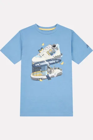 New Balance Kids Fitness Centre Illustrated Graphic 100% Cotton T-Shirt166168cm