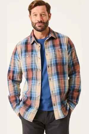 Fat Face FatFace Long Sleeve Hythe Check 100% Cotton ShirtL Høj