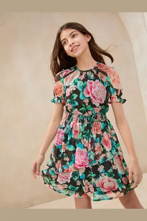 Lipsy London Puff Sleeve Dress (5-16yrs)116122cm