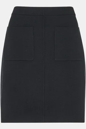 Whistles Patch Pocket Knitted 100% Cotton Skirtlarge