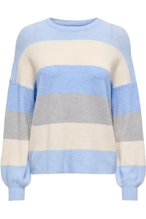 ONLY Long Sleeve Stripe Knit Jumper