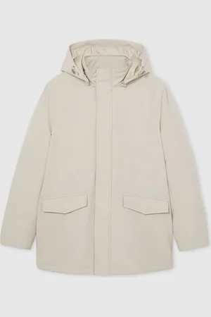 Reiss Lucan Hooded Zip-Through Padded JacketXS