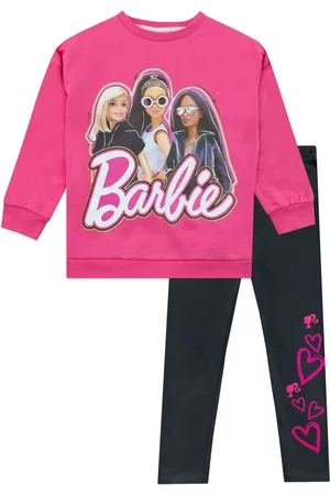 Character 100% Cotton Barbie Sweatshirt and Leggings Set10 - 11 år (140 - 146cm)