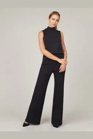 Spanx Sort The Perfect Pant Bukser med brede benS