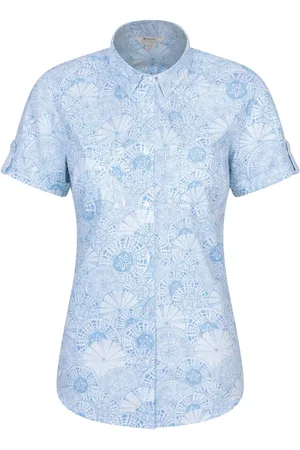 Mountain Warehouse Womens Coconut Kortærmet 100% Bomuld Skjorter40
