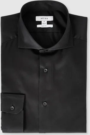 Reiss Storm Slim Fit To-foldet bomuldsskjorterXL