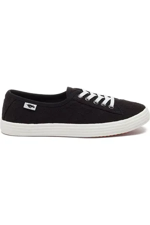 Rocket Dog Chow Chow Elsie Eyelet Cotton Black Trainerseu355