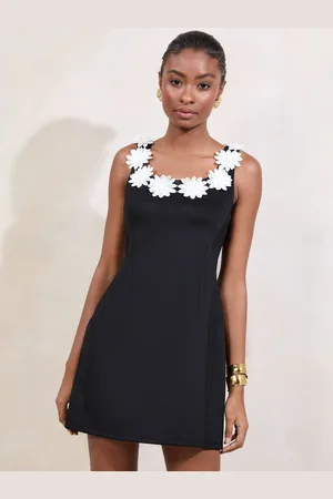 Lipsy London 3d Flower Detail Lantern Mini Dress38