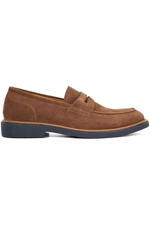 Dune Benet Penny Suede Loafersuk8eu42