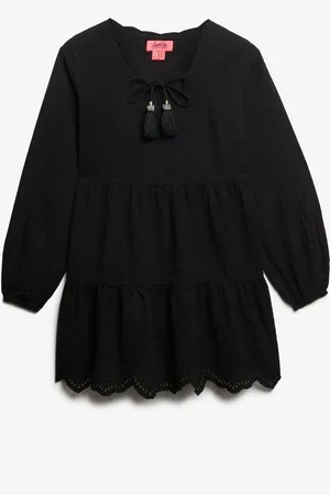 Superdry Mini Broderie Tiered 100% Cotton Dress34