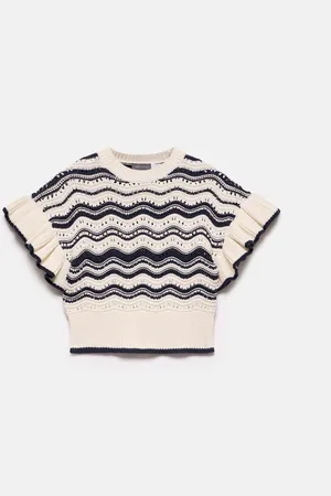 mint&berry Striped 100% Cotton Knit Toplarge