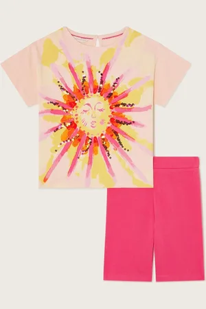 Monsoon Sun Ray 100% Cotton Top and Shorts Set122128cm