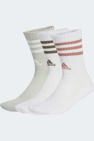 adidas 3 Stripe Crew Socks 3 PackUK 12.5 - 1
