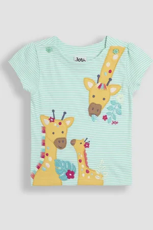 JoJo Maman Bébé 100% Cotton Appliqué T-Shirt110116cm