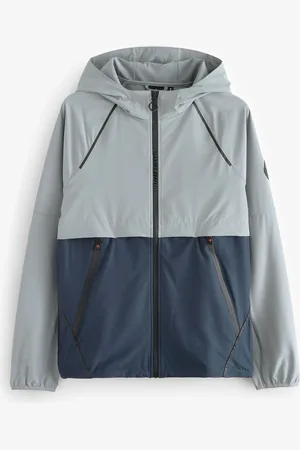 Zavetti Canada Blå Vellatori Vævet Zip Through Hættetrøje2X-Large