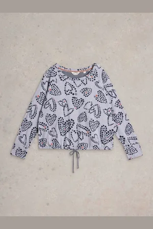 White Stuff Fern Tie Hem Jersey Pyjama TopXL
