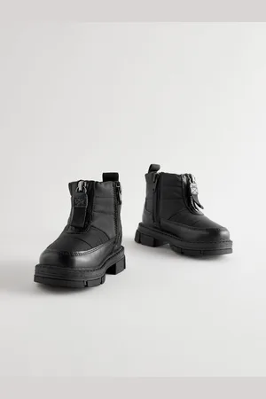 Next Chunky Quilted Zip Front Boots