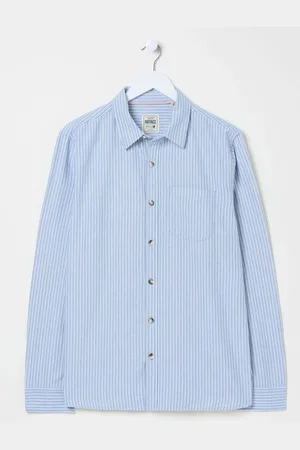 Fat Face FatFace 100% Cotton Long Sleeve Mill Stripe Shirt3XL høj