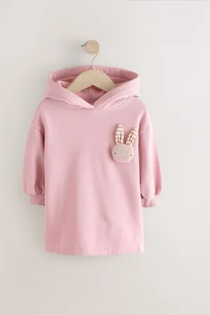 Next Long Sleeve Hooded Sweat Dress (3mths-7yrs)4 - 5 år (104 - 110cm)