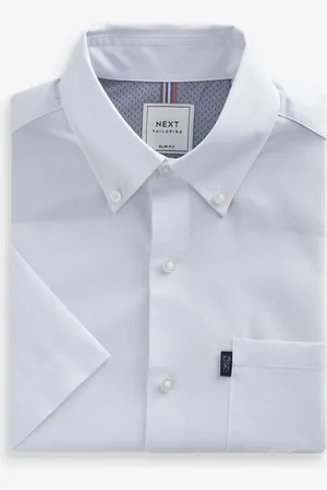 Next Short Sleeve Easy Iron Button Down Oxford ShirtXL