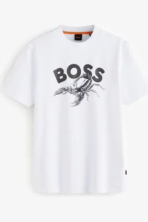 HUGO BOSS Relaxed Fit Graphic 100% Cotton T-ShirtStor