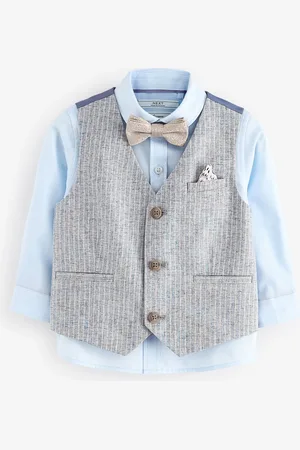 Next Waistcoat Set With Shirt And Bow Tie (3mths-7yrs)9 - 12 måneder (74 - 80cm)