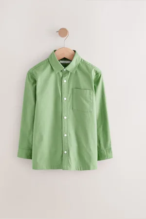 Next Relaxed Fit Long Sleeve Oxford Shirt (3-16yrs)8 år ( 128 cm)