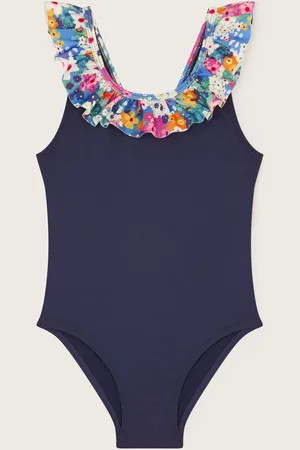 Monsoon Blomster Frill Badedragt3 - 4 år (98 - 104cm)