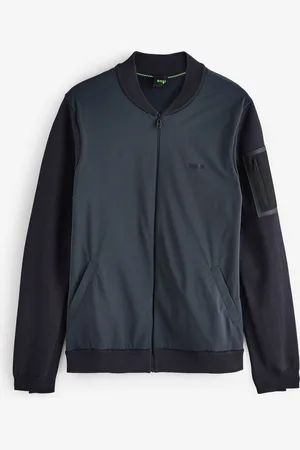 HUGO BOSS Ever X Zip Through Knitted JumperL