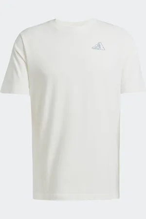 adidas Earth Day Graphic 100% bomuld T-shirtMedium Regelmæssig