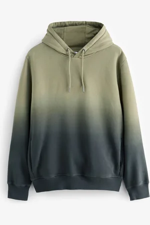 Next Ombre Dip-Dye Cotton Rich Jersey HoodieL