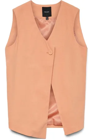 VERO MODA One Button Asymetric Lined Waistcoat34