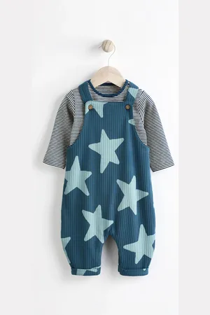 Next Jersey Baby Dungarees And Bodysuit Set (0mths-2yrs)12 - 18 måneder (80 - 86cm)