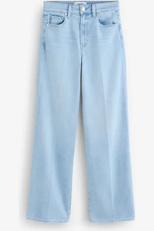 Paige Anessa Raw Hem Brede bukseben Jeans42