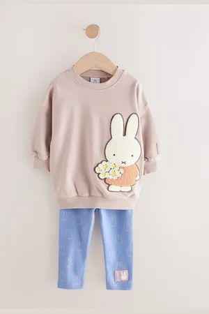 Next Miffy Long Sleeve 100% Cotton T-Shirt and Leggings Set (3mths-7yrs)6 - 9 måneder (68 - 74cm)