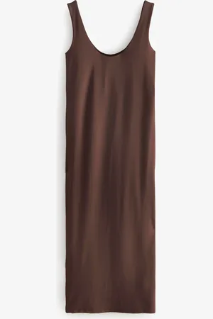 Next Polyamid Soft Touch Ærmeløs Scoopneck Midi Kjole42